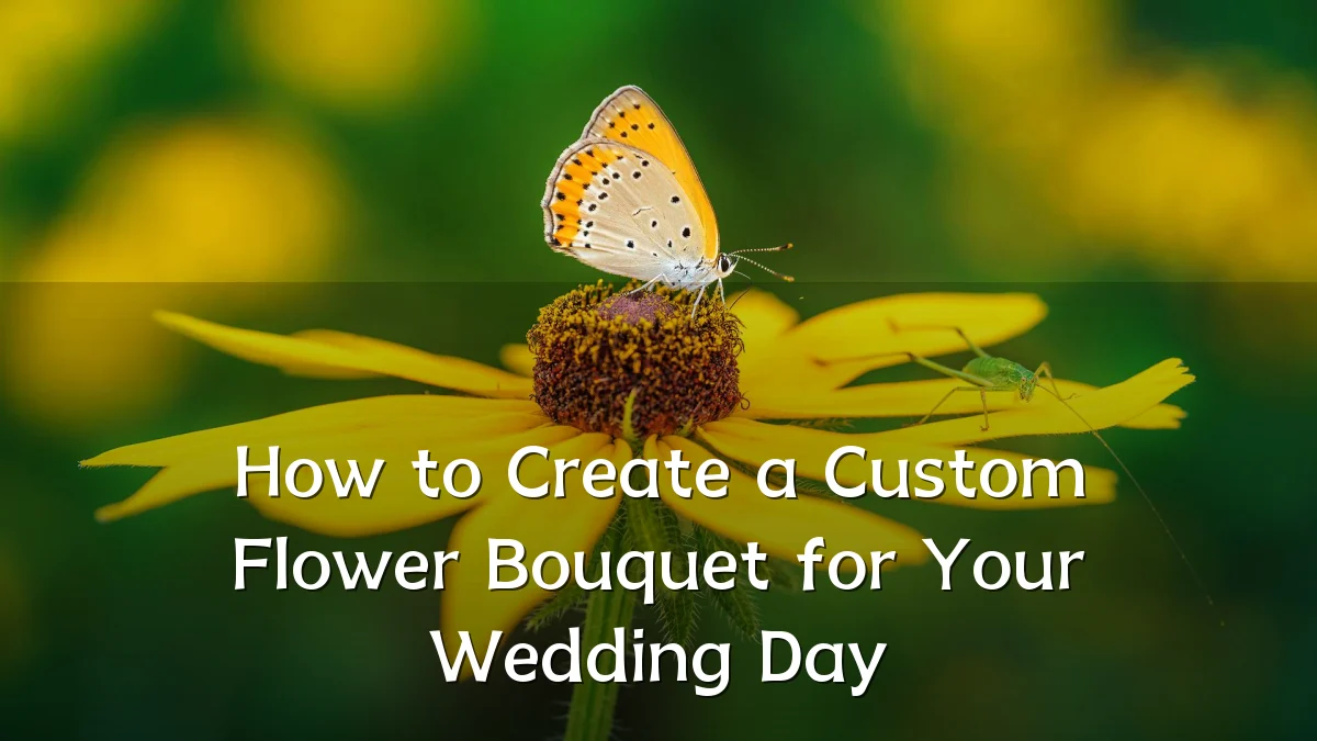 How to Create a Custom Flower Bouquet for Your Wedding Day