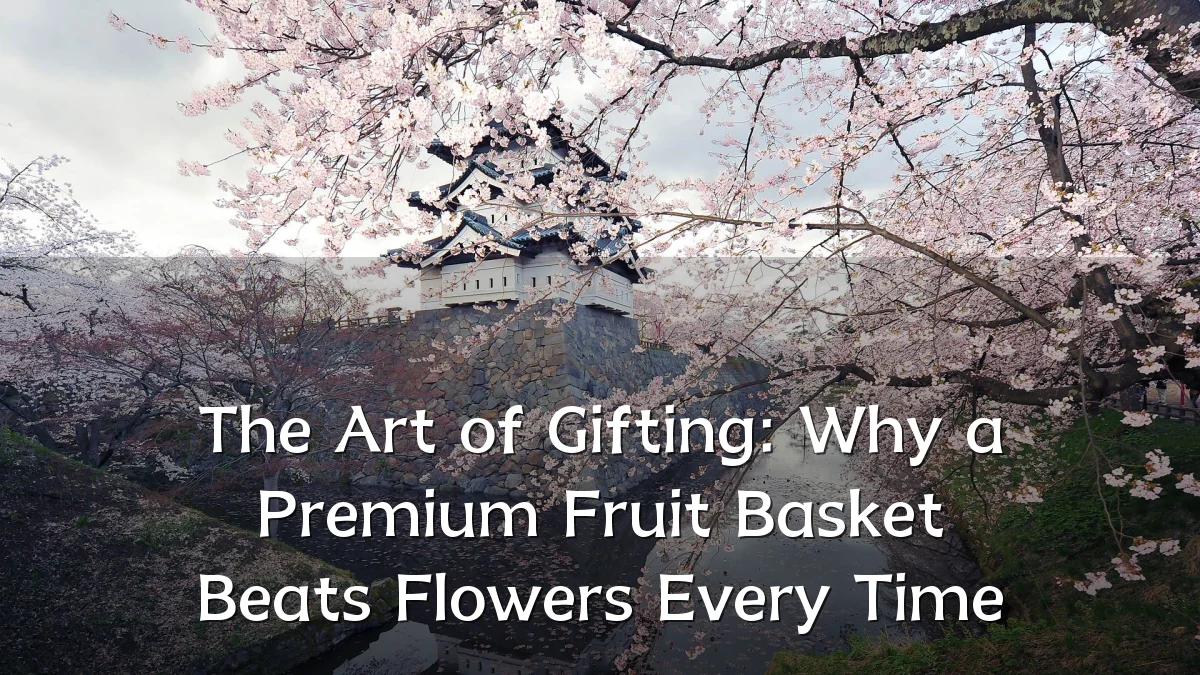 The Art of Gifting: Why a Premium Fruit Basket Beats Flowers Every Time