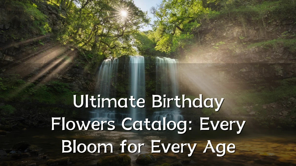Ultimate Birthday Flowers Catalog: Every Bloom for Every Age