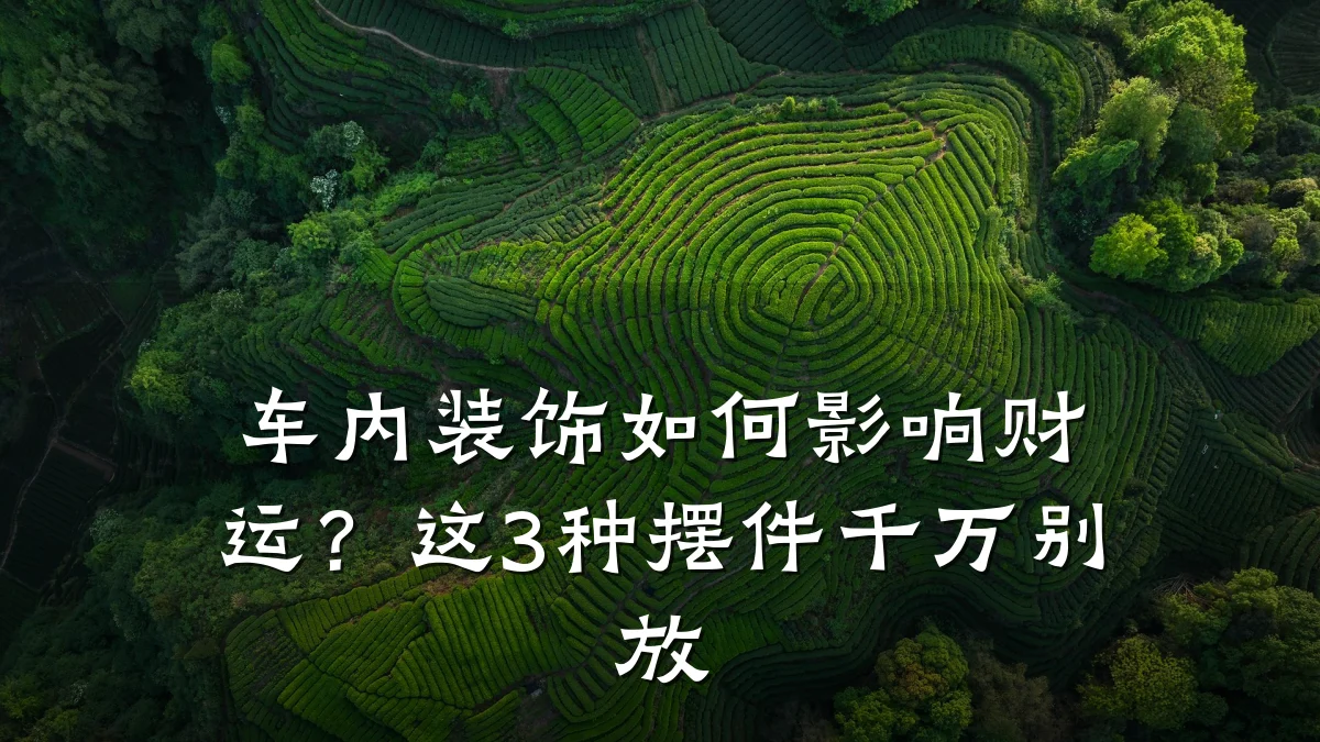 车内装饰如何影响财运?这3种摆件千万别放