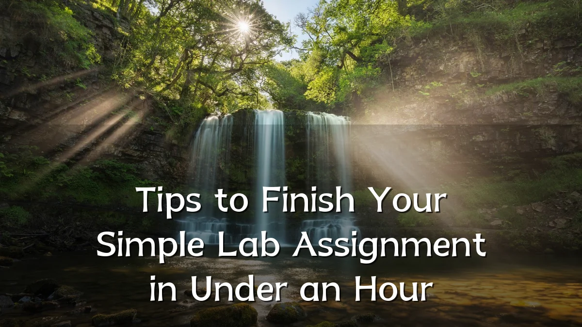 Tips to Finish Your Simple Lab Assignment in Under an Hour